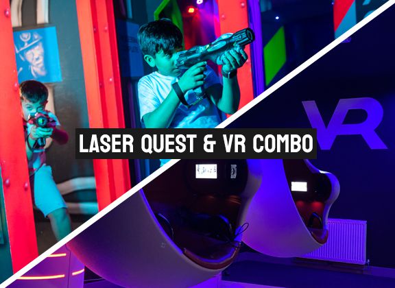 book a laser quest vr combo pass